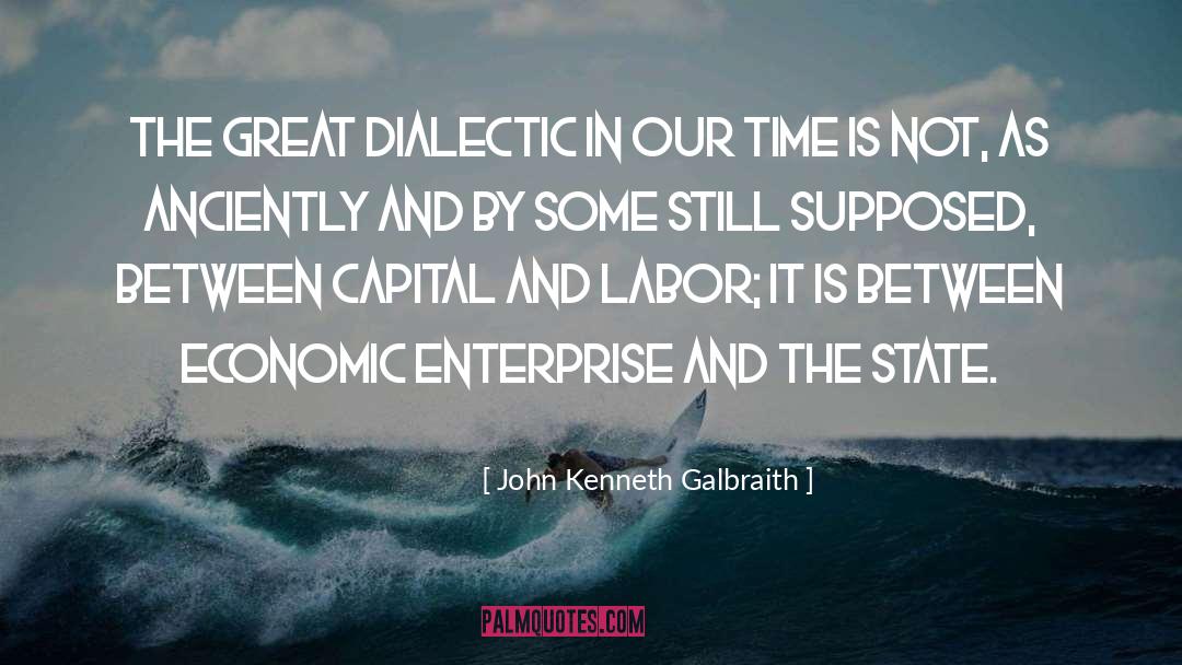 Dialectic quotes by John Kenneth Galbraith