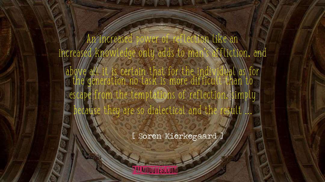 Dialectical quotes by Soren Kierkegaard