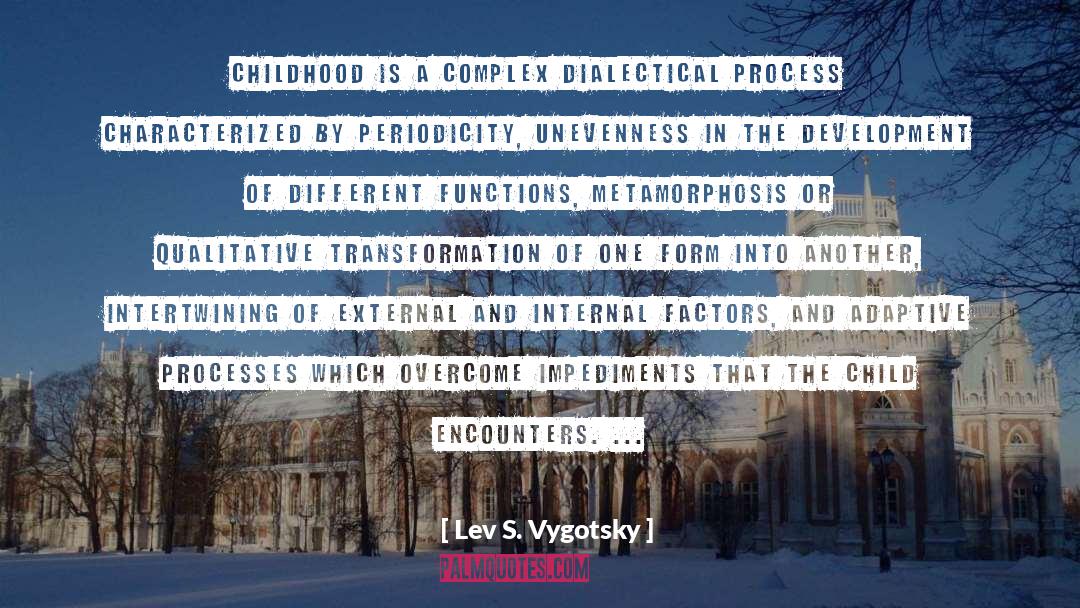 Dialectical quotes by Lev S. Vygotsky