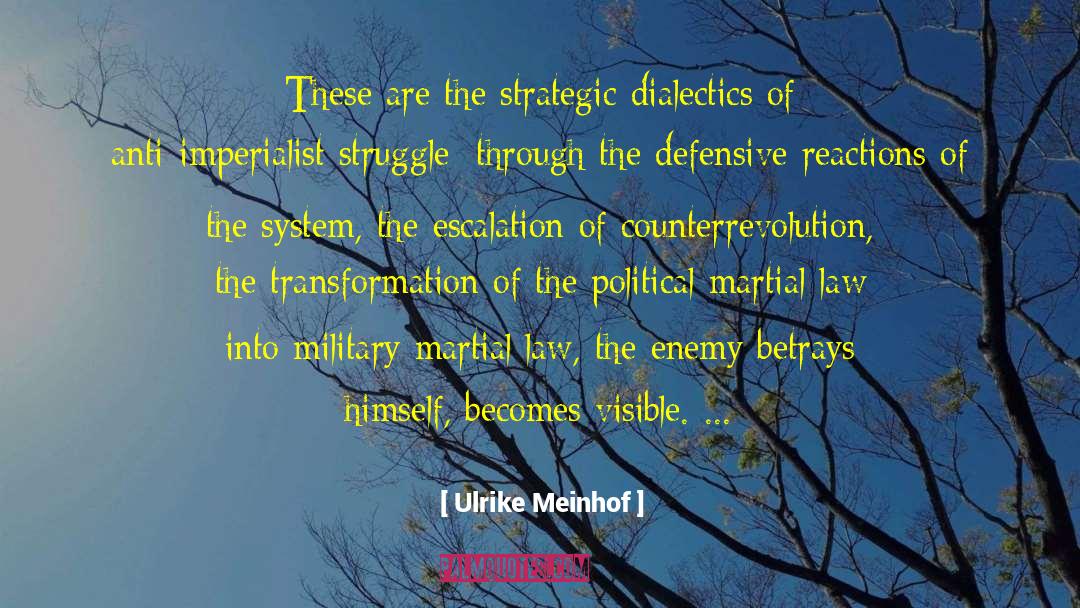 Dialectics quotes by Ulrike Meinhof