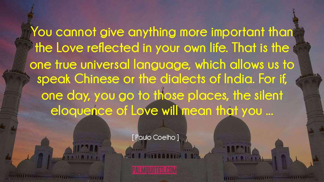 Dialects quotes by Paulo Coelho