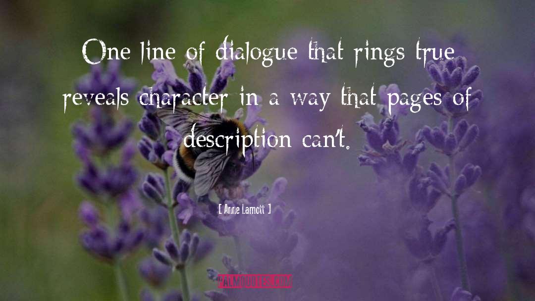Dialogue quotes by Anne Lamott
