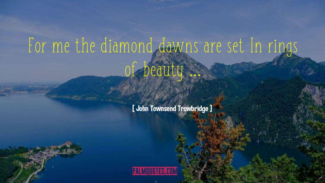 Diamond Rings quotes by John Townsend Trowbridge