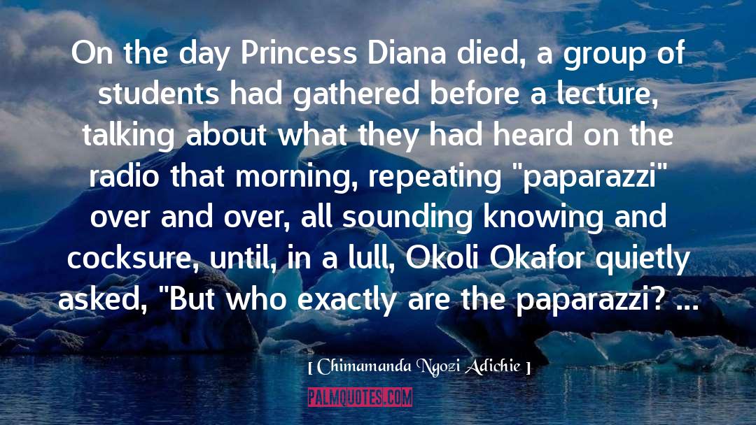Diana Bishop quotes by Chimamanda Ngozi Adichie