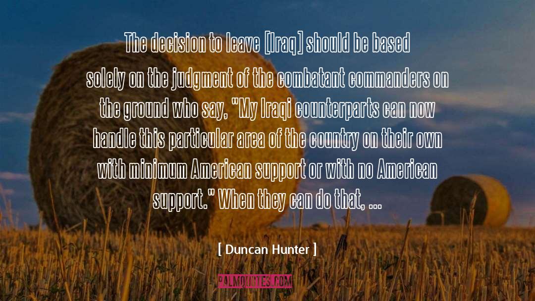 Diana Hunter quotes by Duncan Hunter