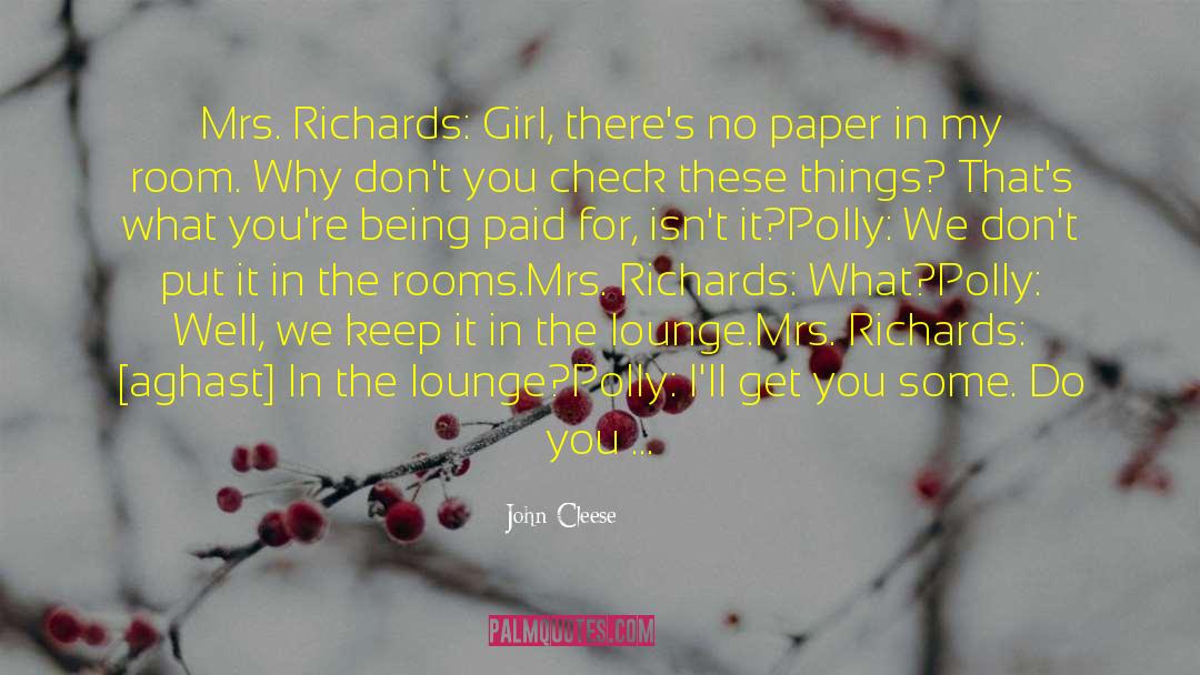 Diapered Girl quotes by John Cleese