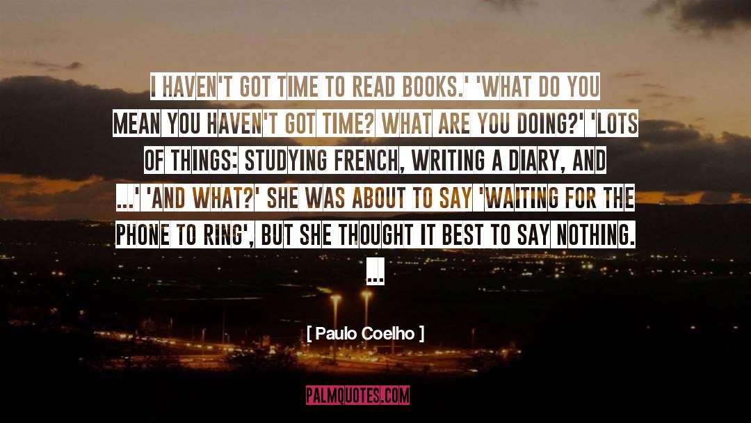 Diary Entries quotes by Paulo Coelho