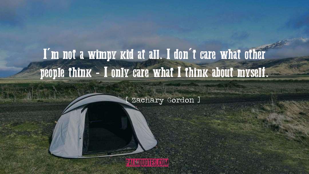 Diary Od A Wimpy Kid quotes by Zachary Gordon