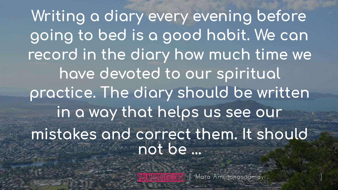 Diary quotes by Mata Amritanandamayi