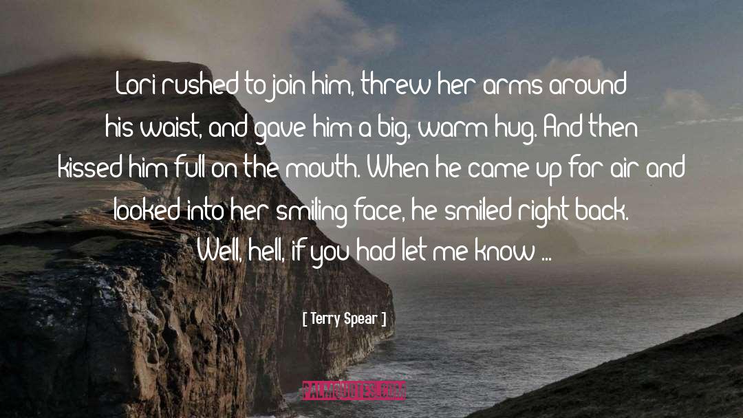 Diary Smiling Face quotes by Terry Spear