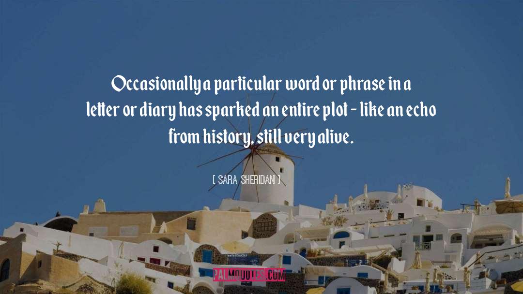 Diary Writing Habit quotes by Sara Sheridan