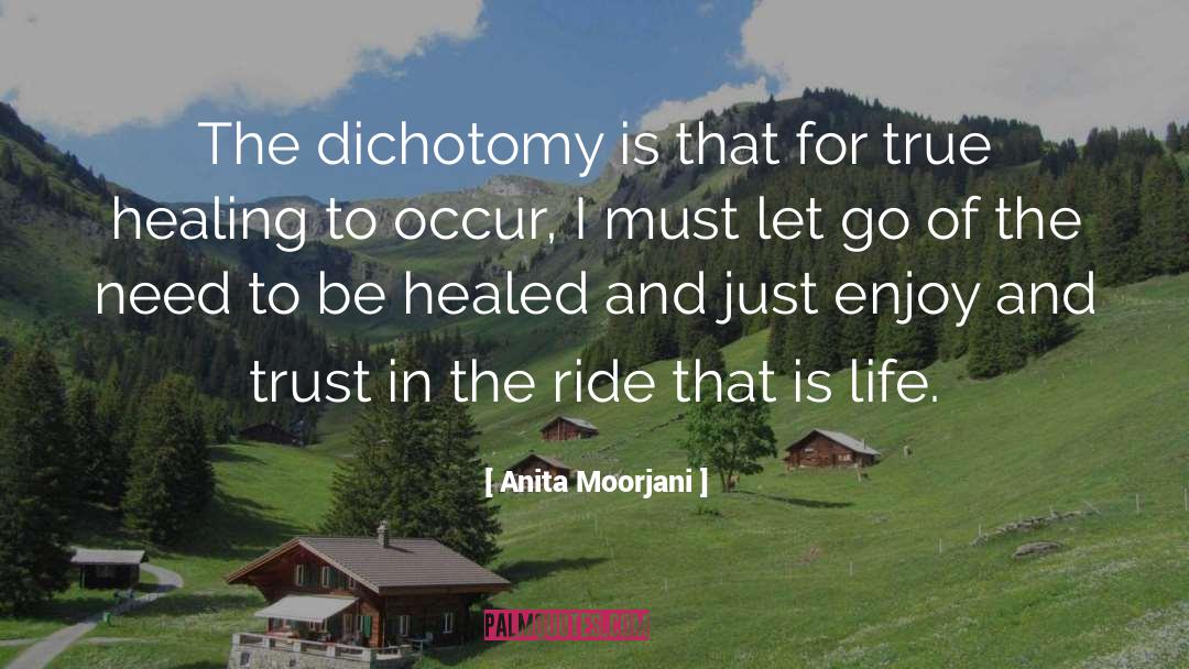 Dichotomy quotes by Anita Moorjani