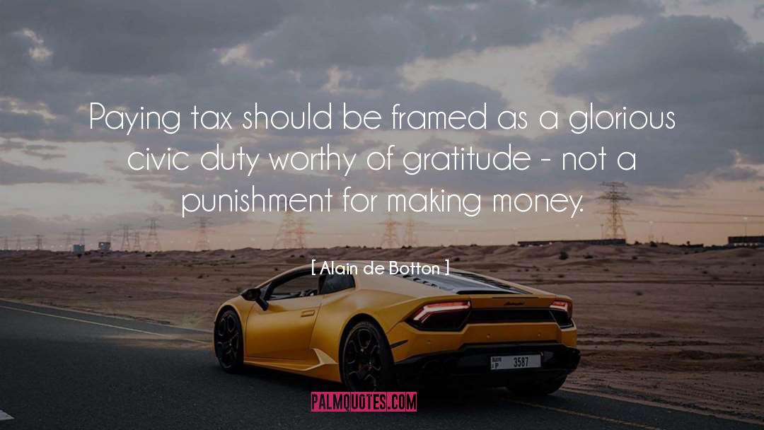 Dickstein Tax quotes by Alain De Botton