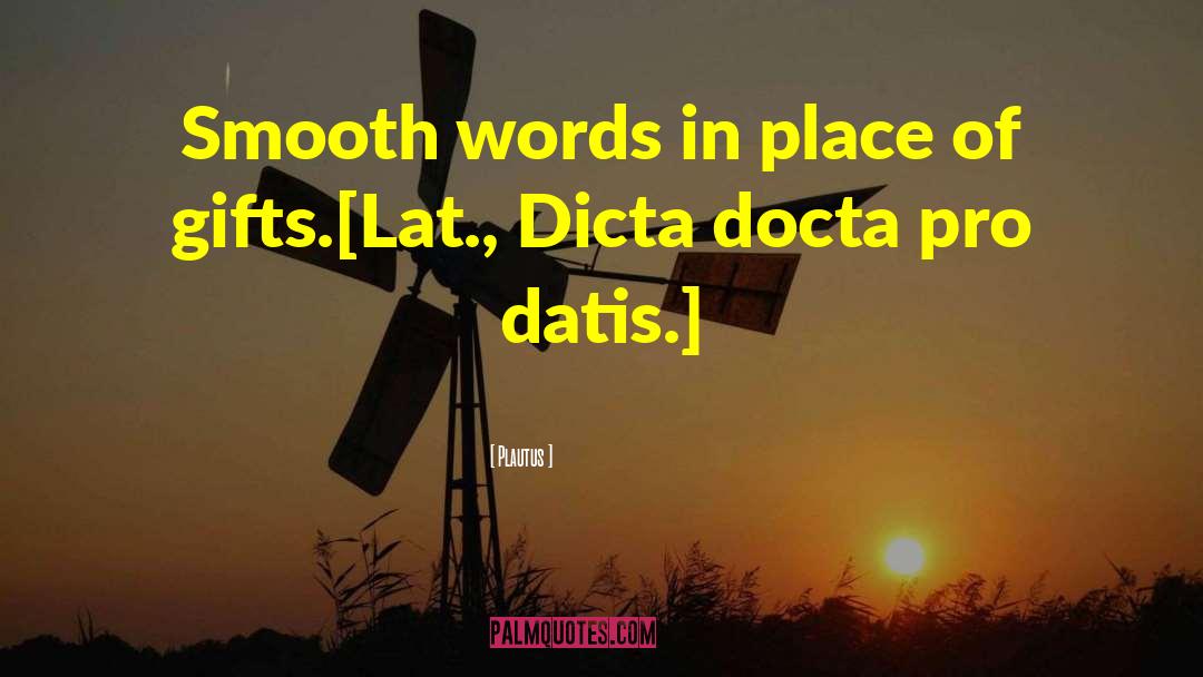 Dicta quotes by Plautus