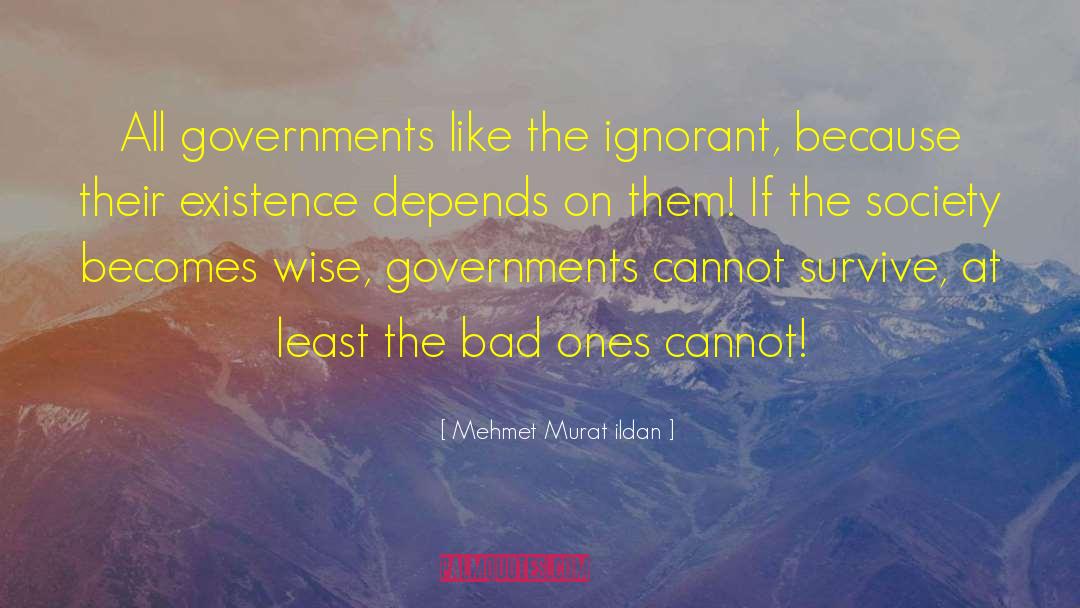 Dictatorial Government quotes by Mehmet Murat Ildan