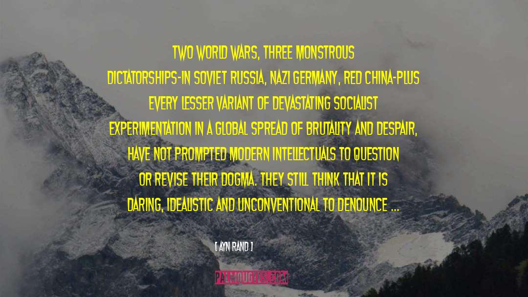 Dictatorships quotes by Ayn Rand