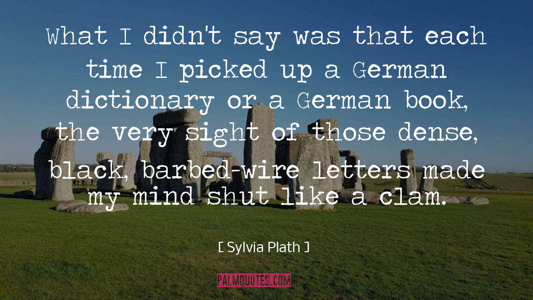 Dictionary quotes by Sylvia Plath