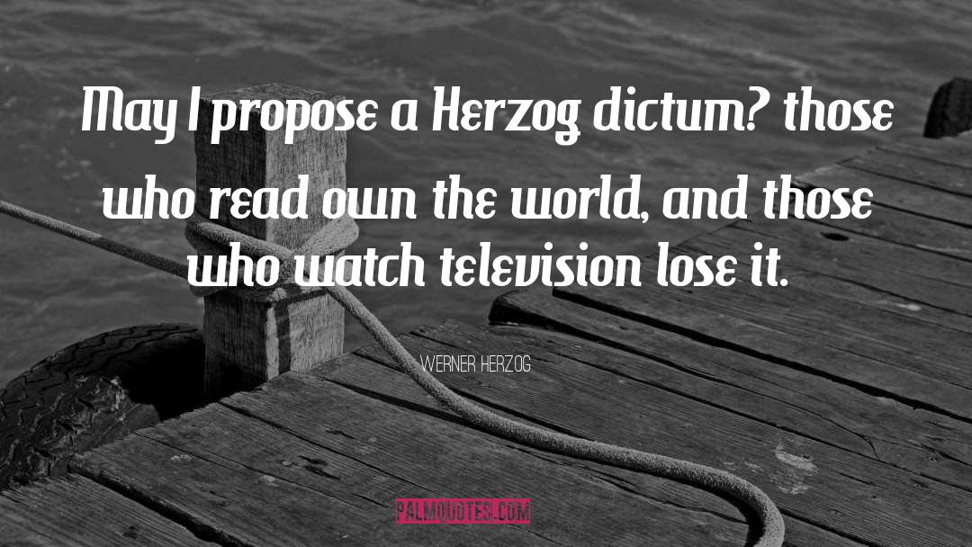 Dictum quotes by Werner Herzog