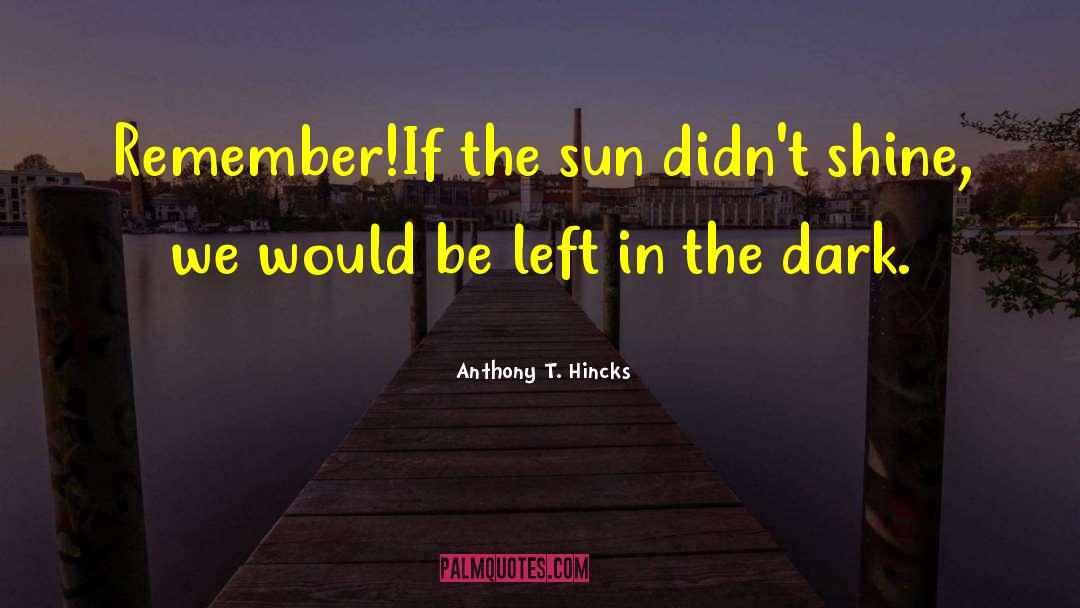 Didn T Shine quotes by Anthony T. Hincks