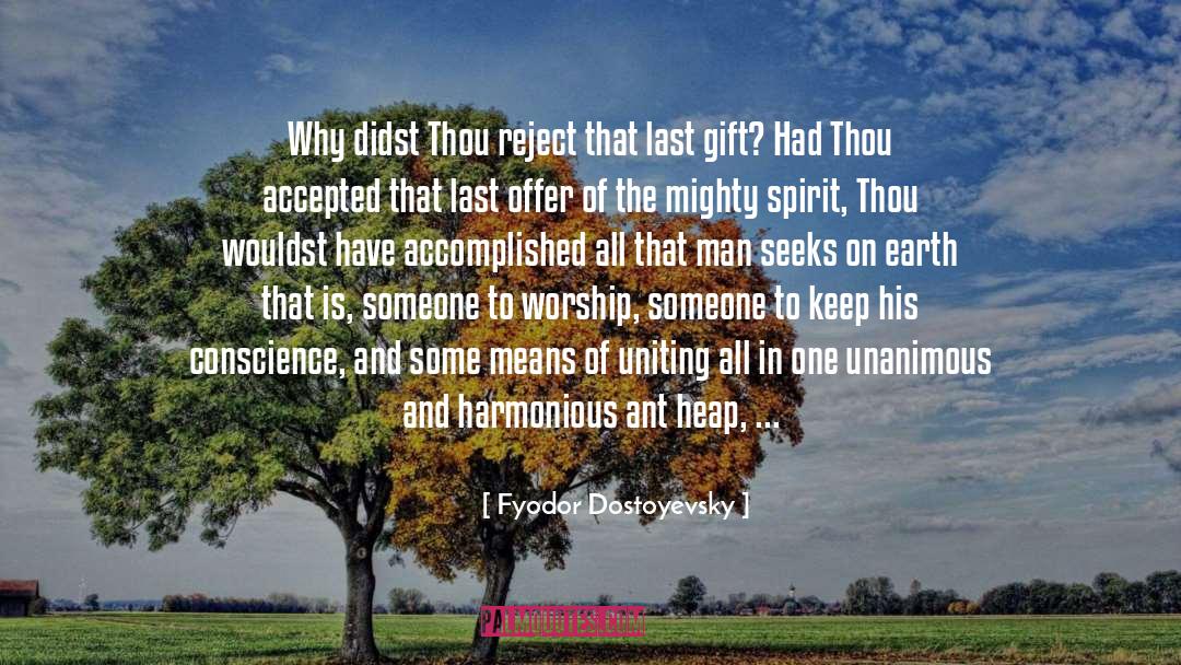 Didst Thou quotes by Fyodor Dostoyevsky