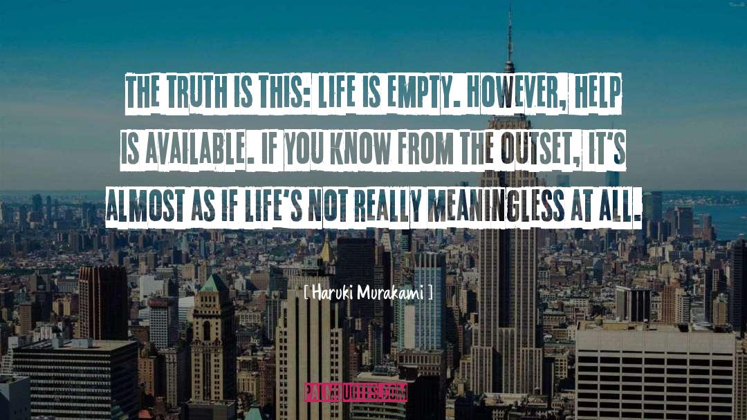 Die Empty quotes by Haruki Murakami