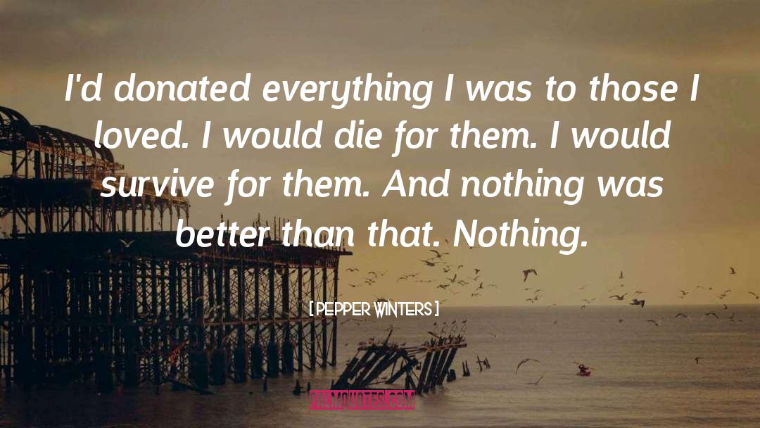 Die For quotes by Pepper Winters