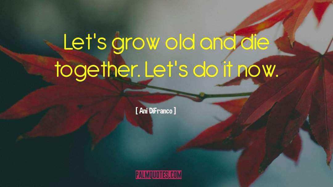 Die Together quotes by Ani DiFranco