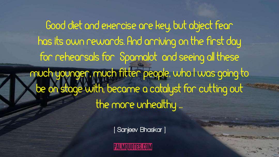 Diet And Exercise quotes by Sanjeev Bhaskar