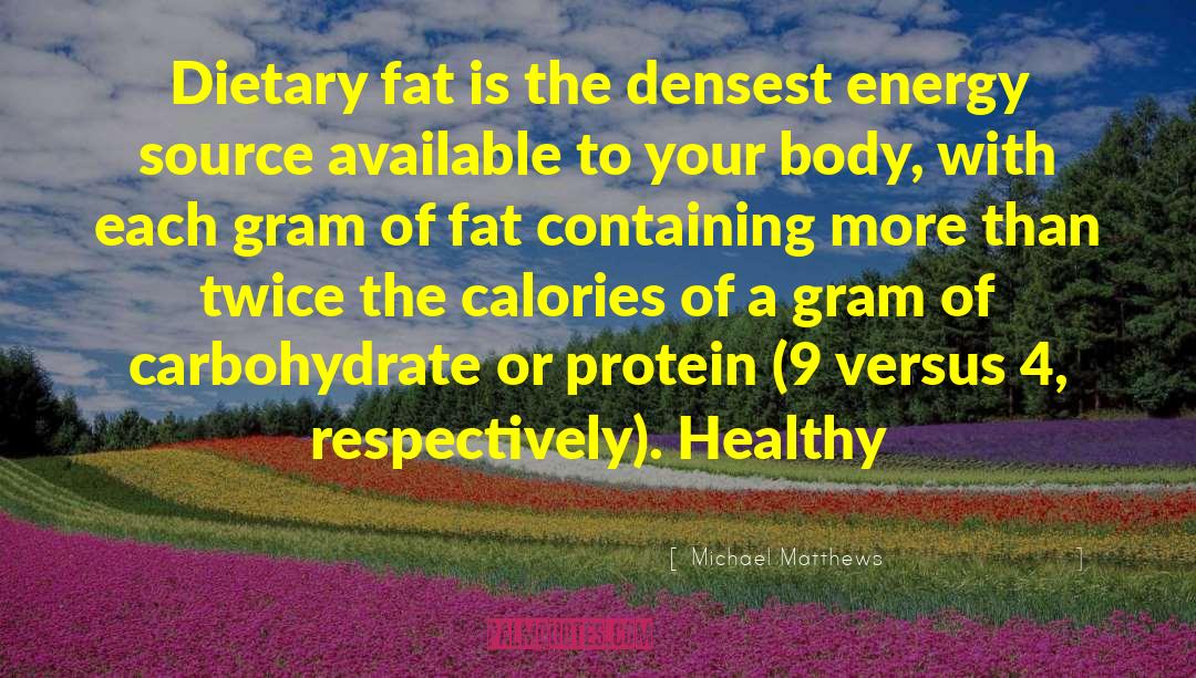 Dietary quotes by Michael Matthews