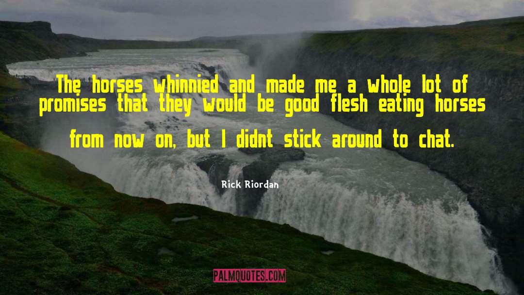 Dieting Humor quotes by Rick Riordan