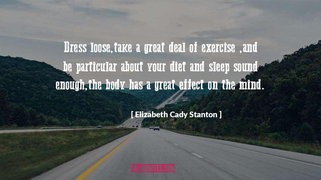 Diets quotes by Elizabeth Cady Stanton