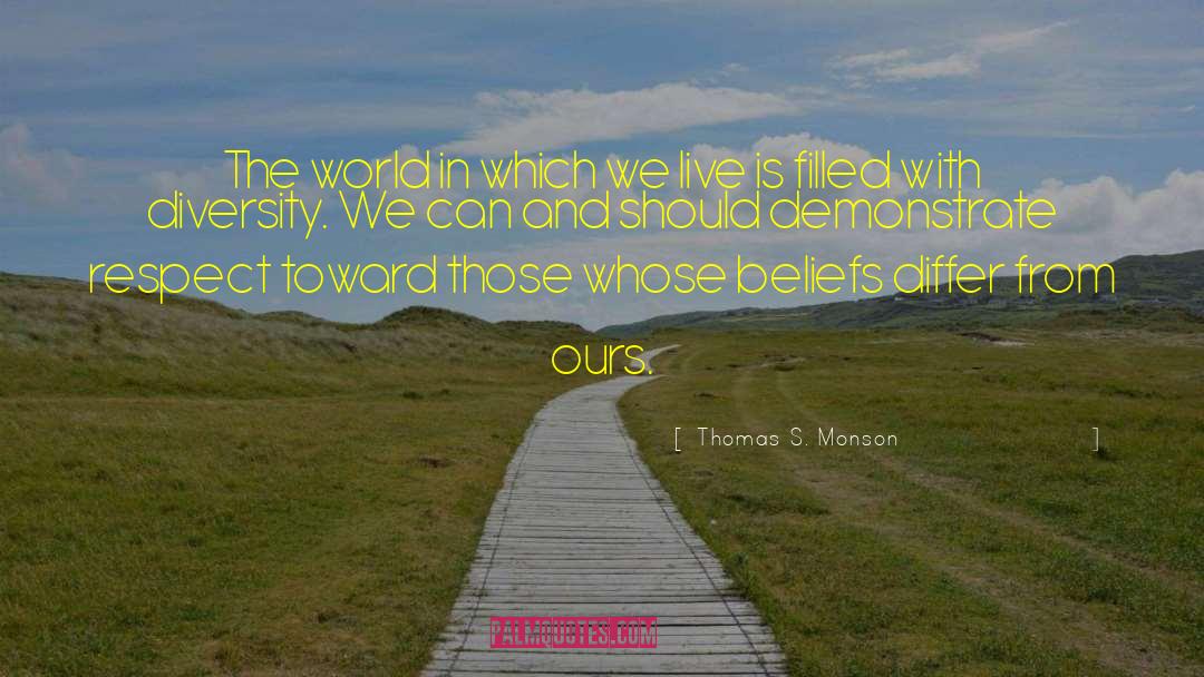 Differ quotes by Thomas S. Monson