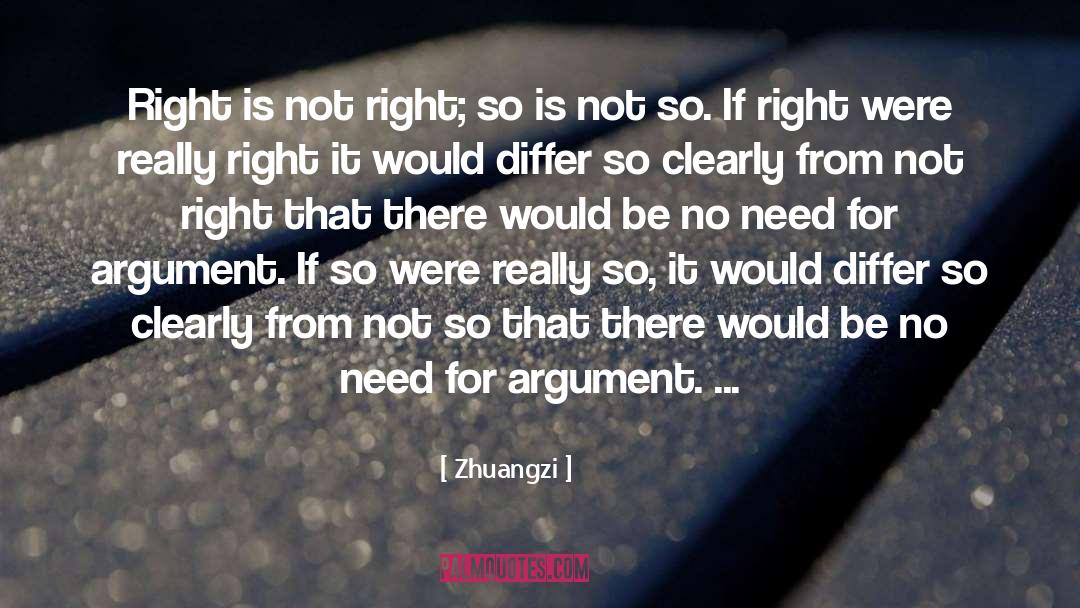 Differ quotes by Zhuangzi