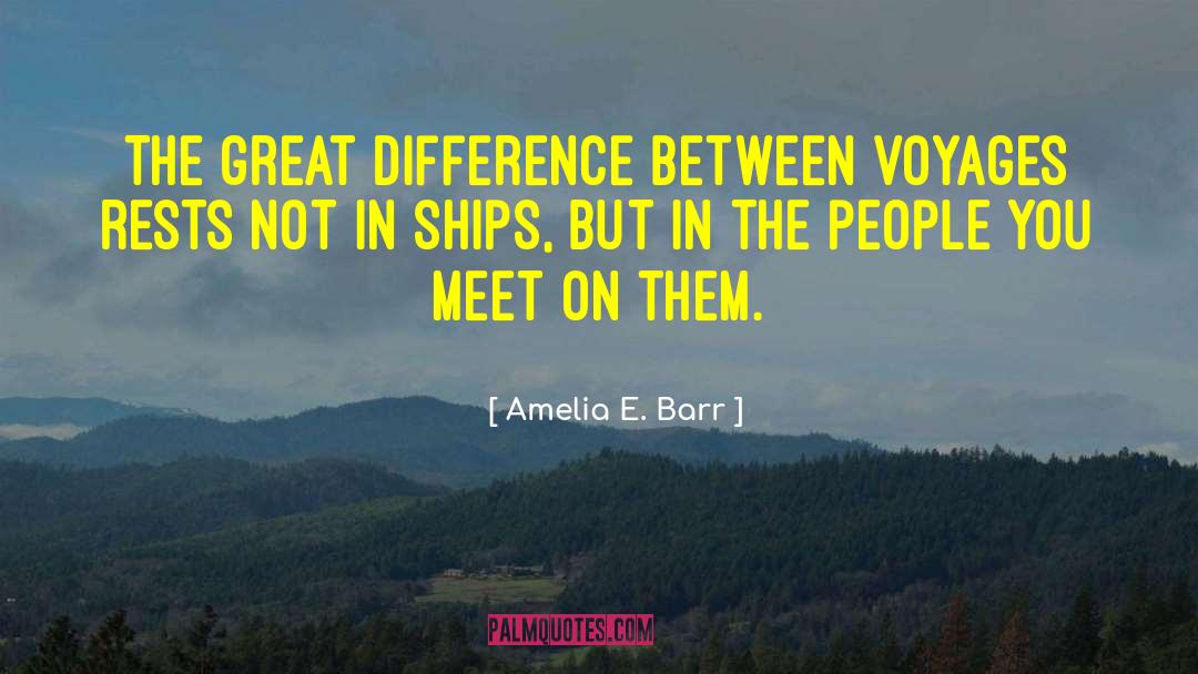 Difference In Friendship quotes by Amelia E. Barr