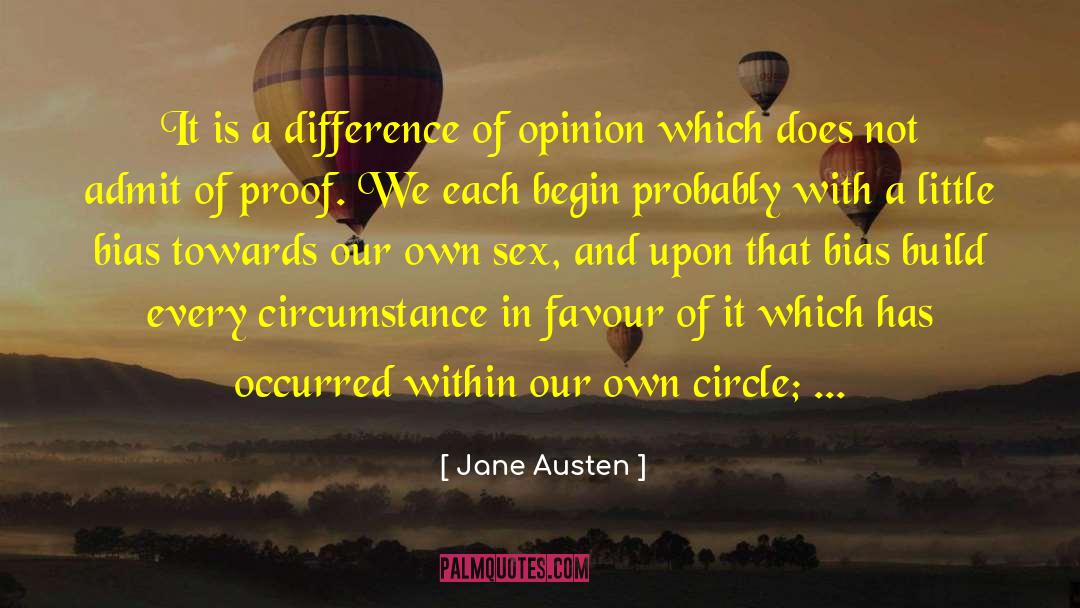 Difference Of Opinion quotes by Jane Austen