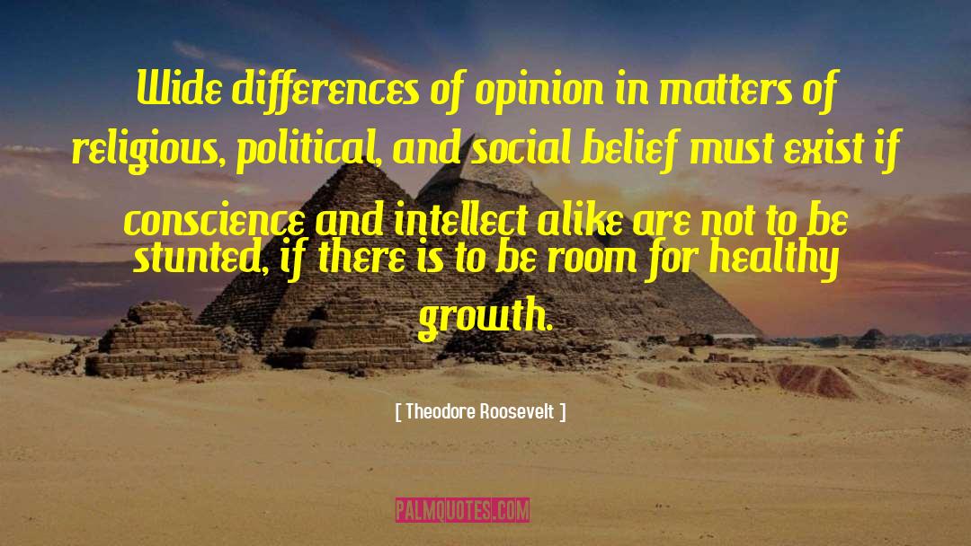 Differences Of Opinion quotes by Theodore Roosevelt