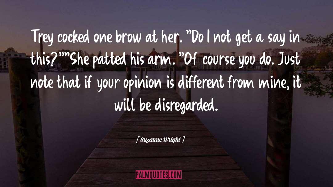 Differences Of Opinion quotes by Suzanne Wright