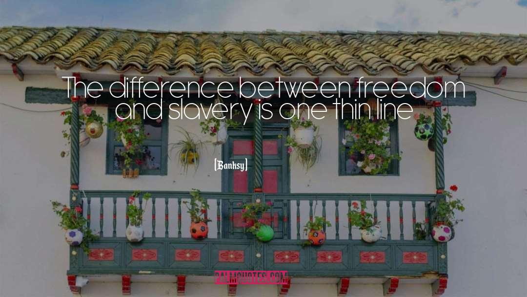 Differences quotes by Banksy