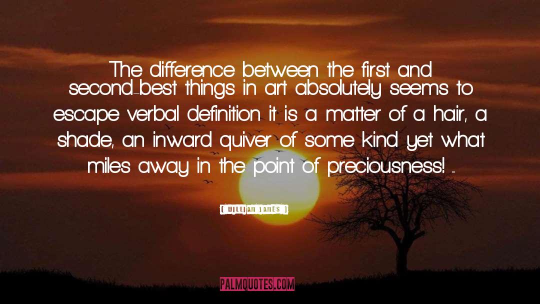 Differences quotes by William James