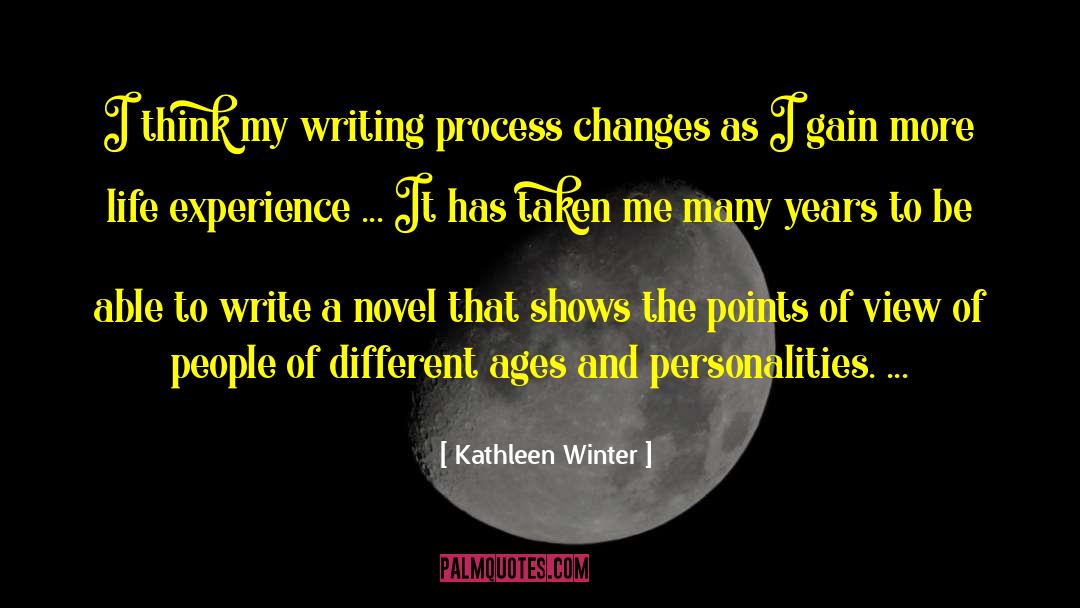 Different Ages quotes by Kathleen Winter