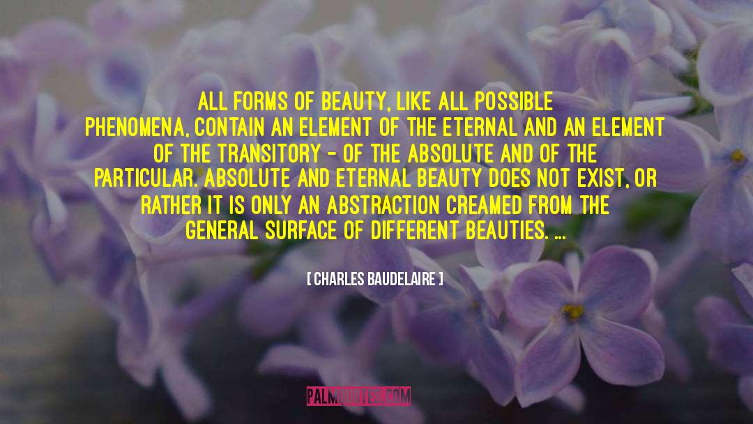 Different Beauty quotes by Charles Baudelaire