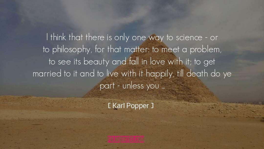 Different Beauty quotes by Karl Popper