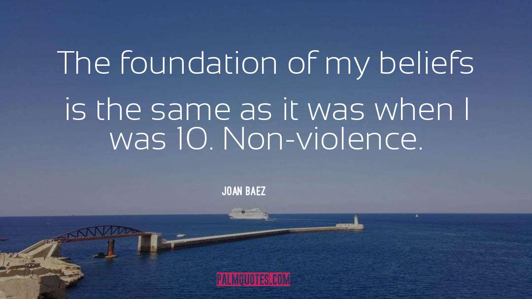 Different Beliefs quotes by Joan Baez