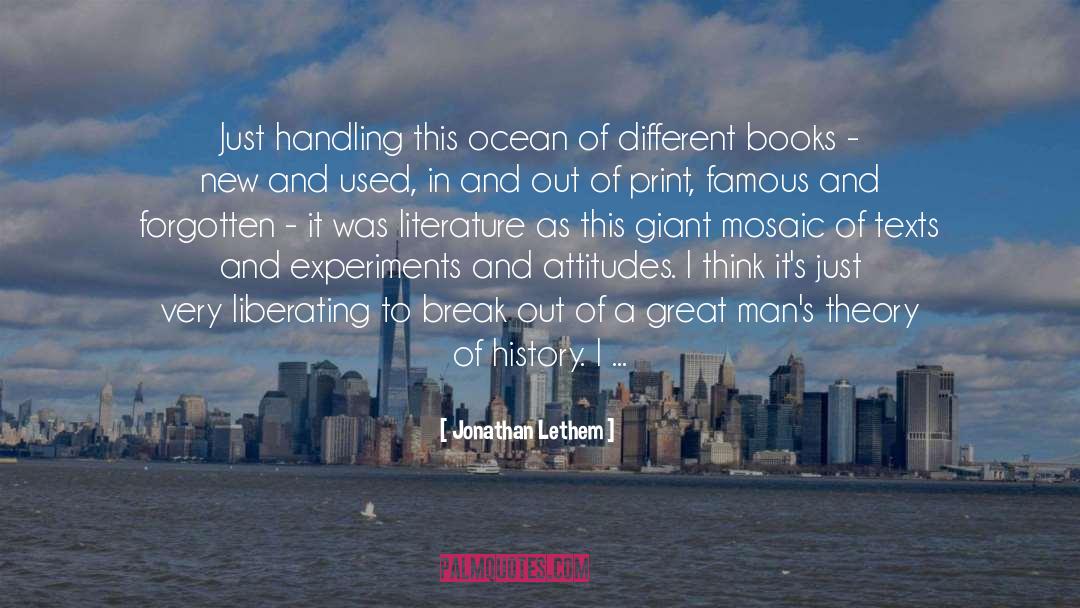 Different Books quotes by Jonathan Lethem