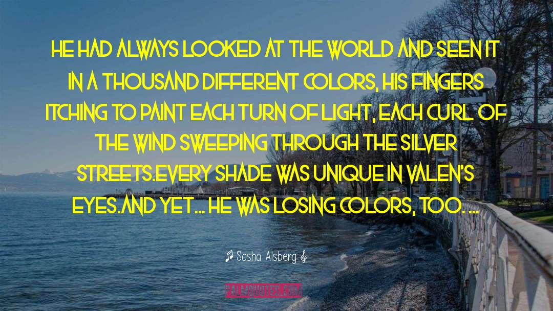 Different Colors quotes by Sasha Alsberg