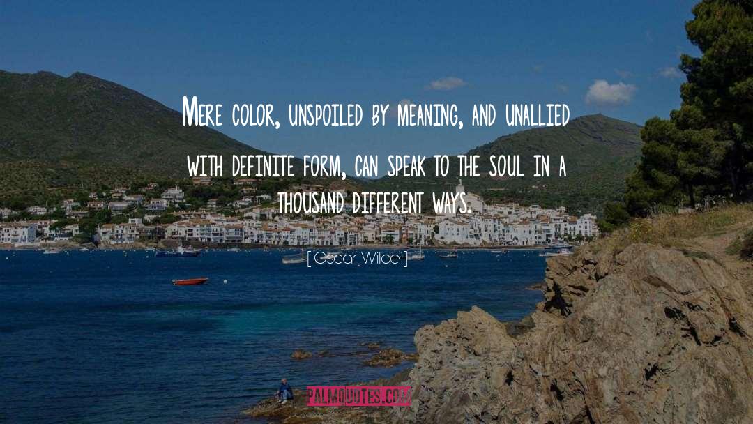 Different Colors quotes by Oscar Wilde