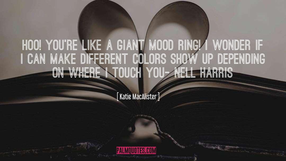 Different Colors quotes by Katie MacAlister