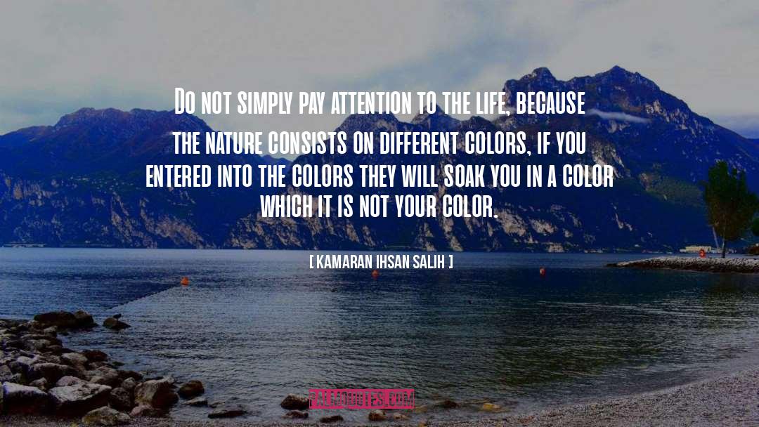 Different Colors quotes by Kamaran Ihsan Salih