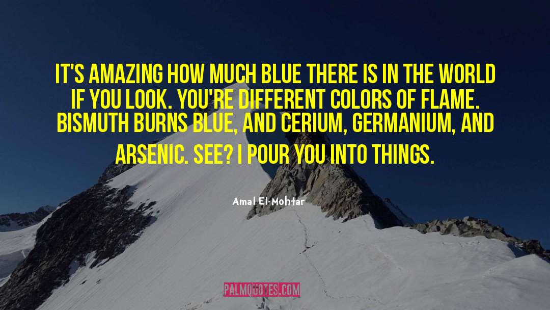 Different Colors quotes by Amal El-Mohtar