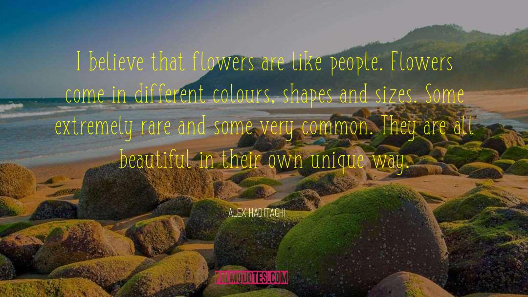 Different Colours quotes by Alex Haditaghi